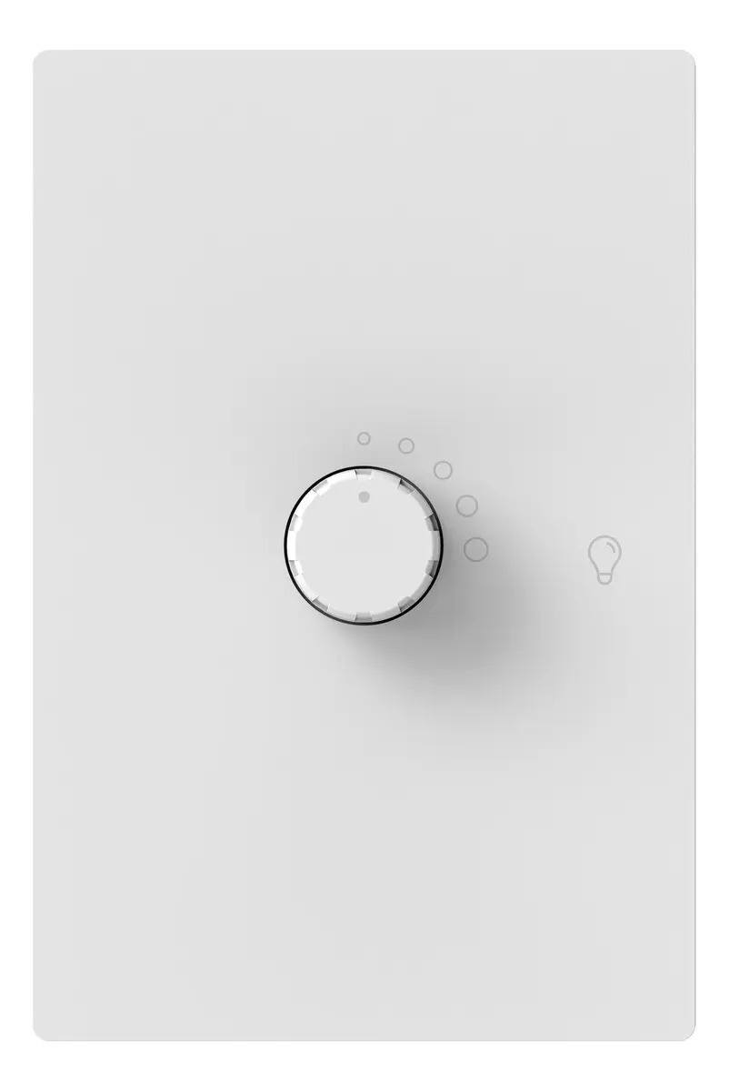 Dimmer LED Monaco Macroled Blanco 250V 1A Bastidor Metalico — Macroled M-1D-B